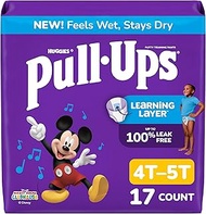 Pull-Ups Learning Designs Boys' Training Pants, 4T-5T, 17 Ct