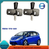 [Quietnight.]2Pcs Front Windscreen Washer Nozzle Jet 76810-TF0-G01 for  GE8 Jazz Fit 2008-2013 Hood 