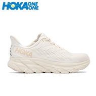 HOKA 2023รองเท้าผู้ชาย,รองเท้าวิ่ง8ทางสีขาววิ่งมาราธอนวิ่งไข่นม