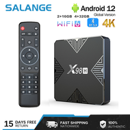 Salange X98H TV Box Android 12.0 Allwinner H618 2GB/4GB RAM 16GB 32GB ROM BT5.0 AV1 3D Wifi6 2.4G&amp;5G Wifi HDR Media Player Set Top Box