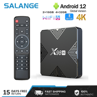 Salange X98H TV Box Android 12.0 Allwinner H618 2GB/4GB RAM 16GB 32GB ROM BT5.0 AV1 3D Wifi6 2.4G&5G