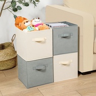 3pcs 30x30x30cm Foldable Storage Box Organizer No Cover Closet Cubes, Children's Toy Bins, Office