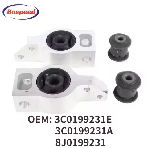 2PCS Semi solid/Full solid 3C0199231E 3C0199231A 8J0199231 Triangle Arm Bearing Rubber Bushing For P