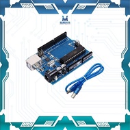 Uno R3 Development Board Official Version Uno Motherboard Memory Mega328 P with 30Cmusb Cable/arduino uno r3开发板Arduino UNO R3 Development board