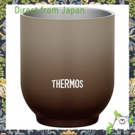 【Direct from Japan】Thermos Vacuum Insulated Cup, 300ml, Brown, JDT-300 BW