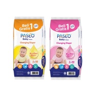 Buy 1 Get1 Get1 Tissue paseo baby wipes 50 sheets (BUY 1 Get1 Free)
