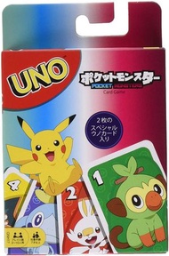 日版比卡超寵物小精靈 UNO 比卡超 UNO 帶有 Snorlax 和 Greninja 的特殊規則卡 (不保證英語) - 平行進口