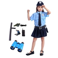 Dress Up America Police Costume for Kids - Police Officer Costume for Girl - Cop Uniform Set with Ac