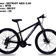 Promo! Sepeda MTB 26 United Detroit neo 2.0 Aman