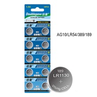 ถ่านกระดุม Doublepow LR1130 1.5V Alkaline Battery AG10/LR54/389/189AG4 SR626SW 377A LR626 177AG13/LR