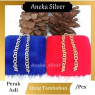 AdditionalRing, 925 Silver, Pure Gold Plated