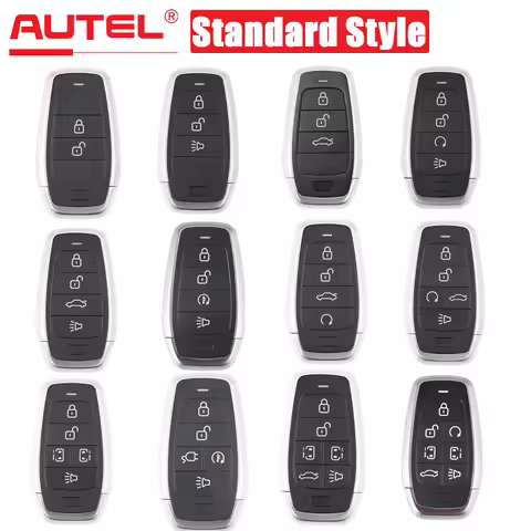 1PCS AUTEL MaxiIM IKEY Standard Style Independent Smart Key Used with KM100 KM100E IM508 IM608 IM608