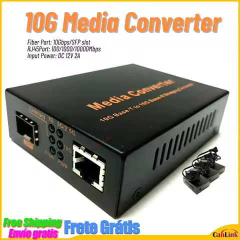 10G Media Converter 10G switch SFP+ to SFP+ 10g Switch Ethernet Switch Gigabit 10gb Switch Fiber Opt