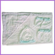 ✔ ☽ ☌ Bundle set 4in1! Hood pranela + Bonnet + Mittens + Booties | receiving blanket | Bonnet set |