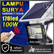 100W Lampu Panel Surya Lampu Taman Lampu Dinding Solar light Lampu Surya Lampu Sorot Tahan Air 300W