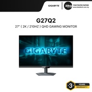 GIGABYTE G27Q2 | 2560 X 1440 (QHD) | 210HZ | IPS PANEL | 0.5MS | 27" QHD GAMING MONITOR