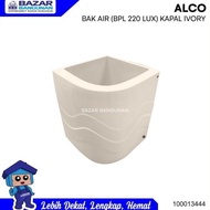 BAK AIR MANDI SUDUT ALCO LUXURY FIBER GLASS 220 LITER 220 LTR IVORY