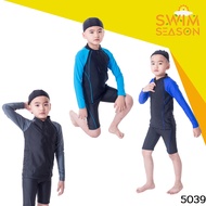 Children's Sports Swimsuit Long Sleeves + Shorts 5039 Swimsuit for Kid Kids Swimming Suit Boy