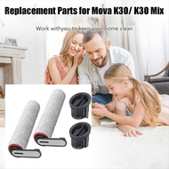 LS6I 4PCS Roller Brush Hepa Filter for Mova K30 Wet Dry Vacuum Cleaner Accessory Enhance Cleaning Ef