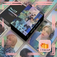 55pcs Stray Kids《5TH ANNIVERSARY》Black Group LOMO Cards Set Collection Kpop FREE GIFT