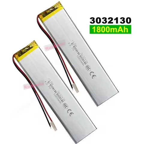 1-10PCS 3032130 4025130 3.7V 1800mAh Li-Polymer Battery For LED lights Keychron K3 / K7 Bluetooth ke