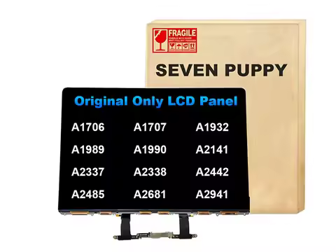 SEVENPUPPY Original LCD Screen For A1706 A1707 A1989 A2141 A2337 A2338 A2442 A2485 A2681 A2941 A3240