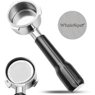 54mm Bottomless Portafilter & Puck Screen, 3-Ear Stainless Head, Compatible with Breville Barista Pr