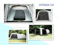 【H.Y SPORT】TURBO TENT Veranda 320 客廳帳 (快搭 客廳帳 淺綠色版) 快搭帳/帳篷