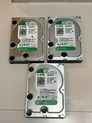 WD 2TB 3.5吋 SATA 硬碟 (WD20EZRX) x3