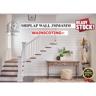 3mm & 6mm Shiplap /Shiplap Wall/ Shiplap Board/ MDF Board/ DIY Wall Panel 150mm tebal MDF shiplap ka