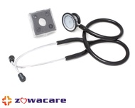 LB-202 Dr Laennec Brumann Lightweight Dual-head Stethoscope  (BLACK)