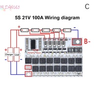 MIZ 3S 4S 5S BMS 12V 16.8V 21V 3.7V 100A Li-ion lmo ternary lithium pin bảo vệ bảng mạch Li-Polymer 