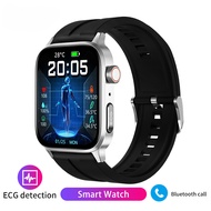 นาฬิกาสุขภาพ ECG Bluetooth Call Smart Watch Men Body Temperature Health Fitness Trackers Blood Oxygen HR Wristbands Sports Smartwatch Women