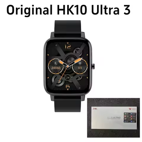 Original HK10 ULTRA 3 Smartwatch 49mm AMOLED 4G ROM Bluetooth Network Call Chat Robot Clock NFC Comp