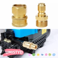 UMISTYDREAMUM9U 1Set Hose Coupler, 3/8 M22 Adapter Set Pipe Joint, For M22 High Pressure Washer Quic