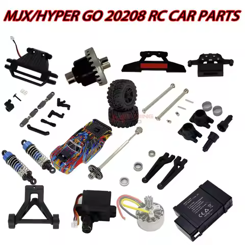 MJX RC Hyper Go 20208 RC Car Parts For Modified Accessories Car Shell Swing Arm Shock Absorber Drive