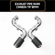Honda Civic Fc Rear Lip Exhaust Ekzos Come with Piping Civic Accessories Carbon Ekzos Akrapovic CIVI