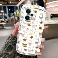 HP Phone Case For Xiaomi POCO F5 POCO F6 5G POCO F4 POCO F4 GT Case Rabbit Softcase Cartoon Wave Cre