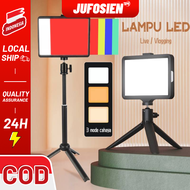 JUFOSIEN Lampu Foto Lampu LED Lampu Fotografi Live Vlogging USB Powered Video Light Fill light Tripo