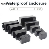 NONEDYODYE9I Junction Box, IP67 Dustproof Black Box, Professional Waterproof ABS Plastic Electronic 