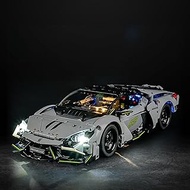 Vaodest LED Light for Lego 42214 Revuelto Super Sports Car Set,Design and Configuration Compatible w