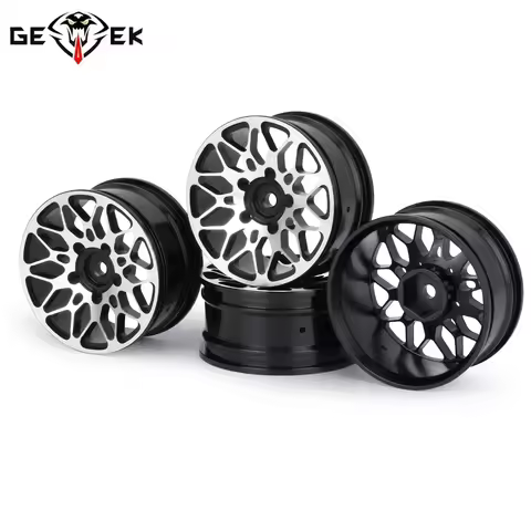 4Pcs Aluminum Alloy Wheels Rims Wheel Hub Fit HPI HSP RC model 1/10 On-Road Racing Car for HSP94123/
