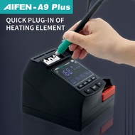 AIFEN A9 Plus Control Temperature Soldering Station Compatible 210 / 245 / 115 Handle