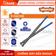 Bộ 2 Mũi bắt vít đóng Wadfow PH2 150-200-250mm