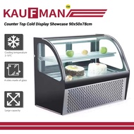 Glass Chiller Cake Showcase 90/120cm tabletop