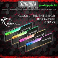 G.SKILL TRIDENT Z RGB DDR4-3200 16GB (8G X 2PCS) RAM(READY STOCK)