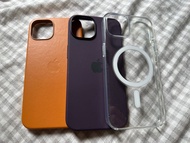 100% Apple Orignial iPhone 13/14 MagSafe Case 🧡💜🤍