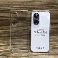 CLEAR HD CASE TRANSPARENT 2.0MM THICK CLEAR OPPO RENO 8 4G / 8 5G / 8Z / 8T 4G / 8T 5G / 8 PRO / 8 P