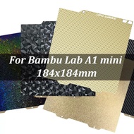 Untuk Bambu Lab A1 Mini Build Plate Double Sided H1H PEY PEO PET PEI Bed Spring Steel Sheet Pei Shee