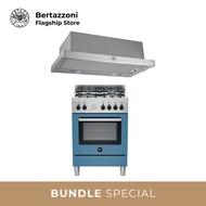 [Bulky] Bertazzoni La Germania RI64C61BX Free Standing Cooker Bundle 1 (RI64C61BX + K60TELXA)